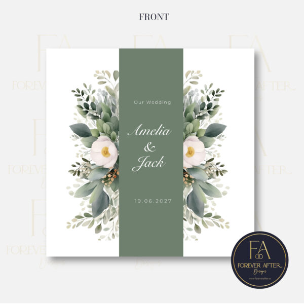 Square Fold Invite : Product code SQF008