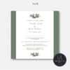 Square Fold Invite : Product code SQF008