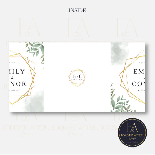 Gate Fold Invite : Product code GF002