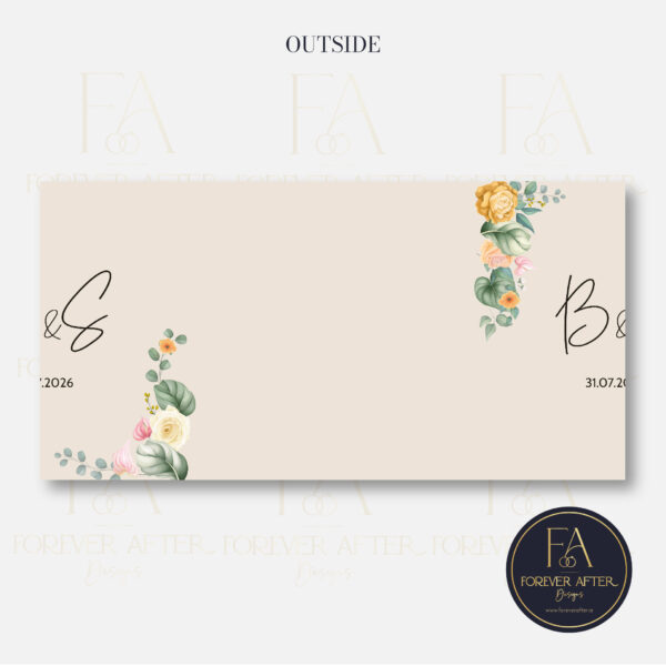 Gate Fold Invite : Product code GF010