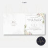 Square Fold Invite : Product code SQF011