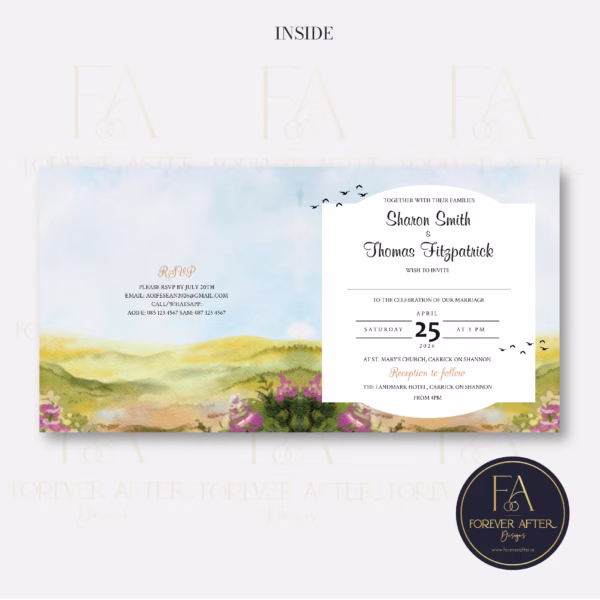 Design 12 SQUAREFOLD Website Pictures-03 Square Fold Invite : Product code SQF012
