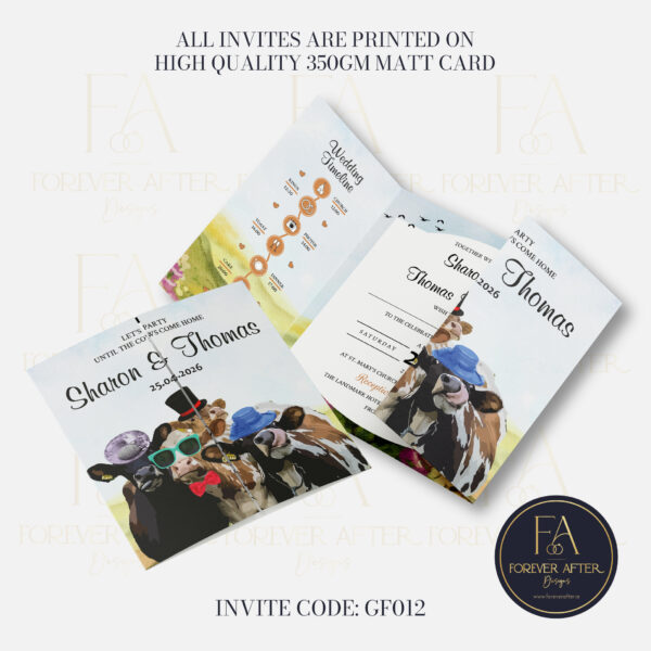 Design 12 Website Pictures GATEFOLD-01 Gate Fold Invite : Product code GF012