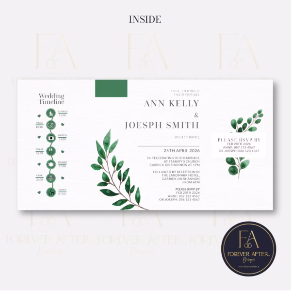 Design 13 Website Pictures GATEFOLD-02 Gate Fold Invite : Product code GF013