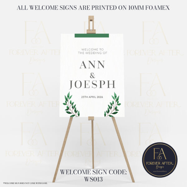 Welcome Sign : WS013