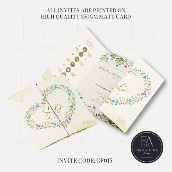 Design 15 Website Pictures GATEFOLD-01 Gate Fold Invite : Product code GF015