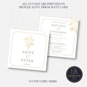 Square Invite : Product code SQ016