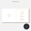 Square Fold Invite : Product code SQF016