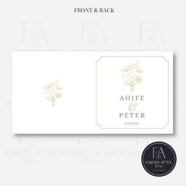 Square Fold Invite : Product code SQF016