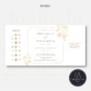 Gate Fold Invite : Product code GF016