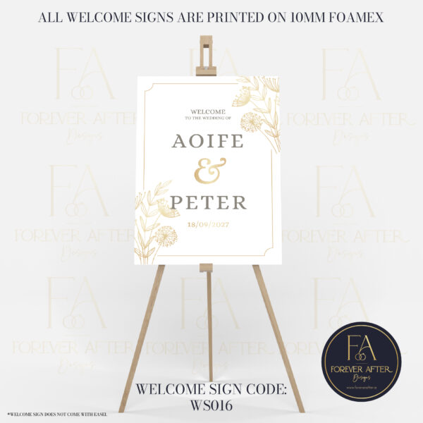 Welcome Sign : WS016