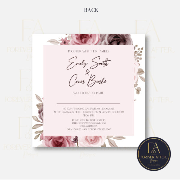 Square Invite : Product code SQ005