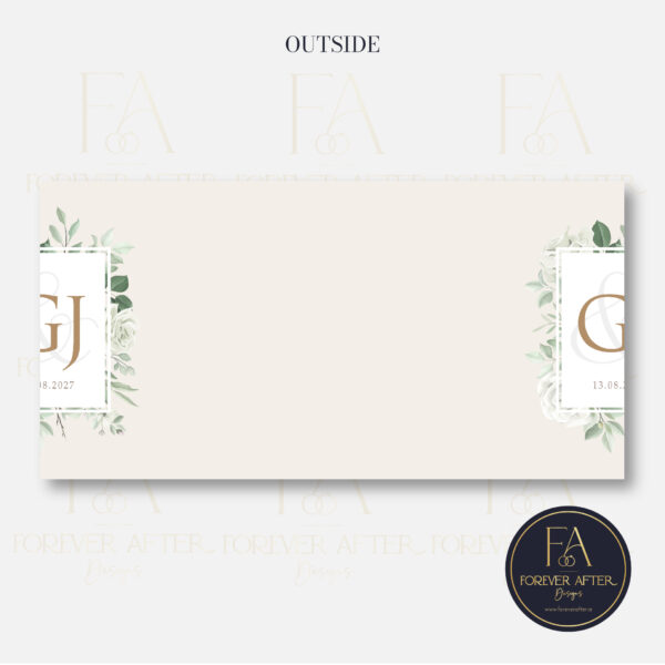 Gate Fold Invite : Product code GF006