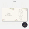 Square Fold Invite : Product code SQF007