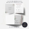 Square Fold Invite : Product code SQF008
