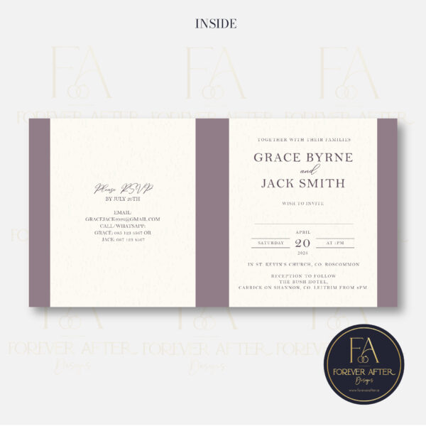 Design 9 SQUAREFOLD Website Pictures-03 Square Fold Invite : Product code SQF009