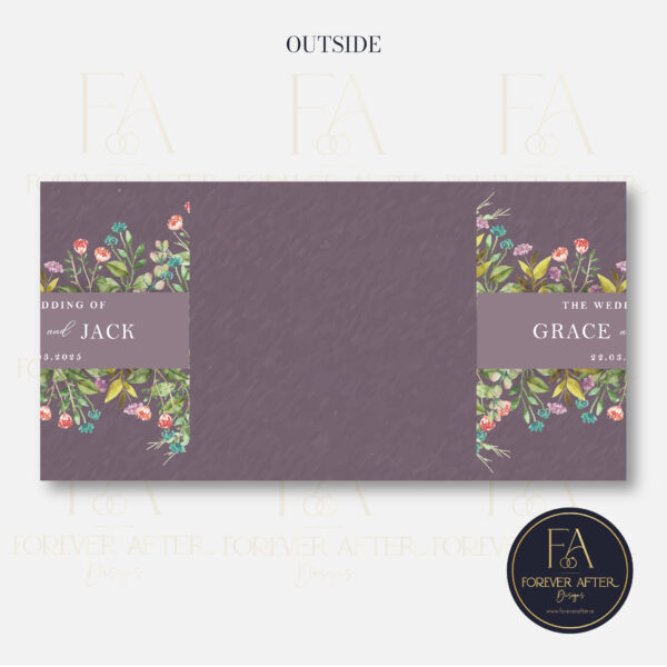 Gate Fold Invite : Product code GF009